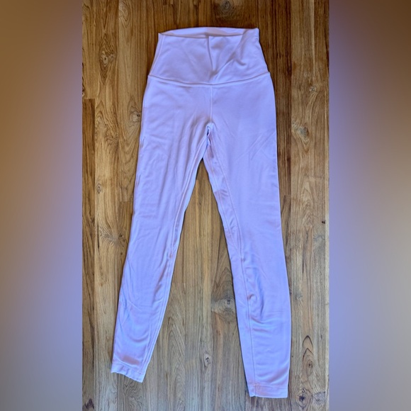 Lululemon Align High Rise Pant Leggings Women’s 4 Light Pink Nulu 27” Inseam - Picture 1 of 9